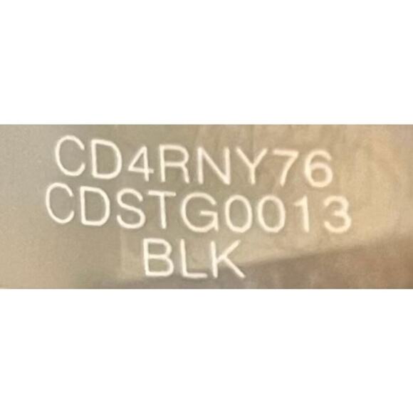 CALVIN KLEIN LONG SLEEVE SHORT WAIST SWEATER, WOMENS, L, BLACK, OPEN-FRONT - Picture 10 of 10